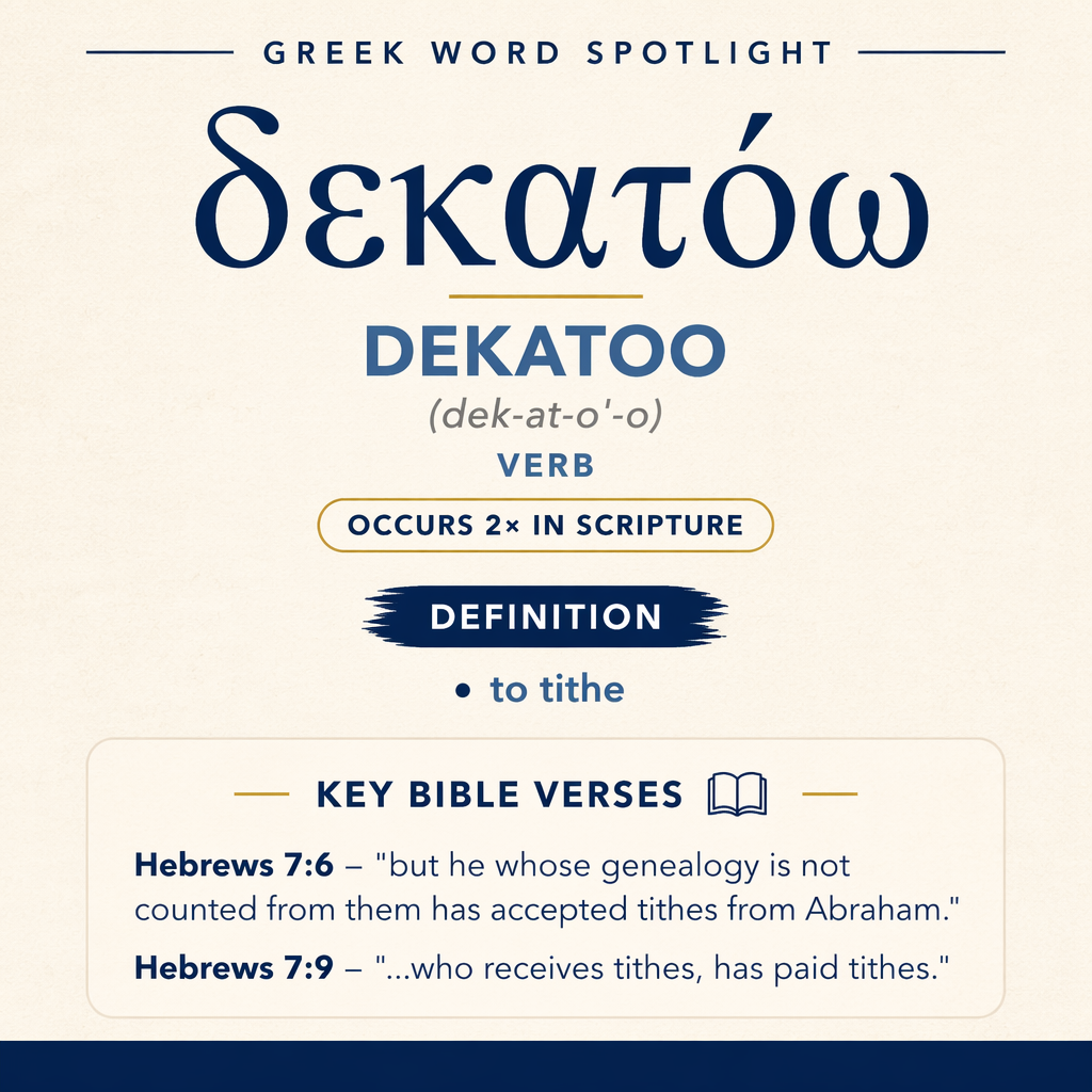 Exploring the Meaning of Dekatoo in Greek statistics