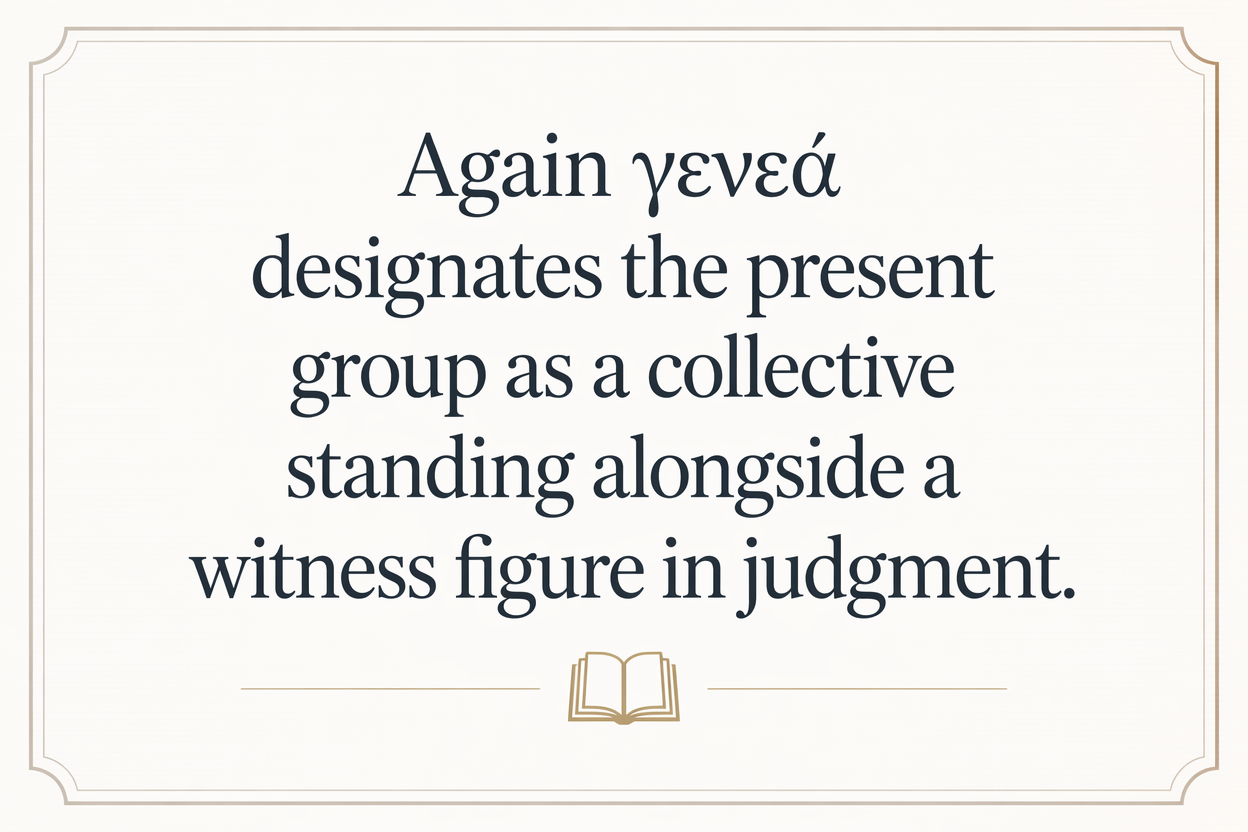 Key insight about Exploring the Meaning of Genea in Greek
