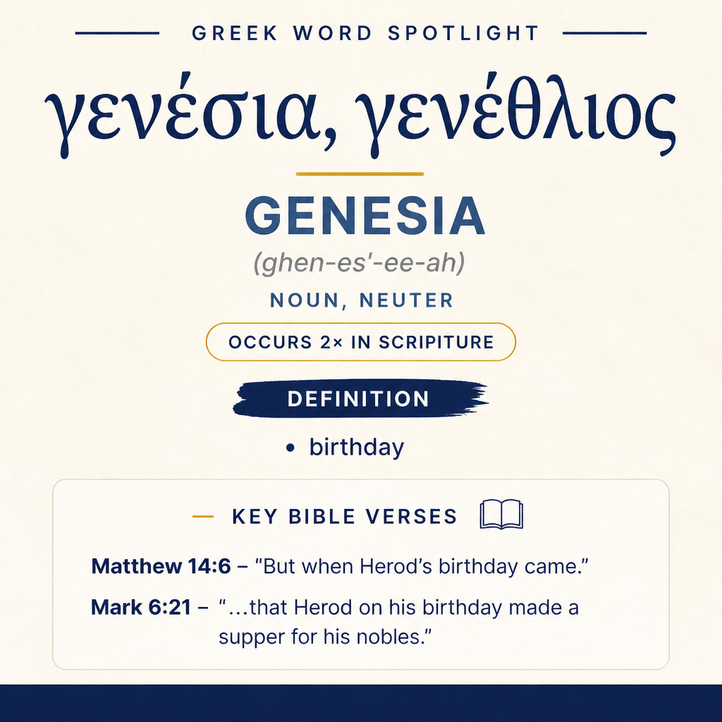 Exploring the Meaning of Genesia in Greek statistics