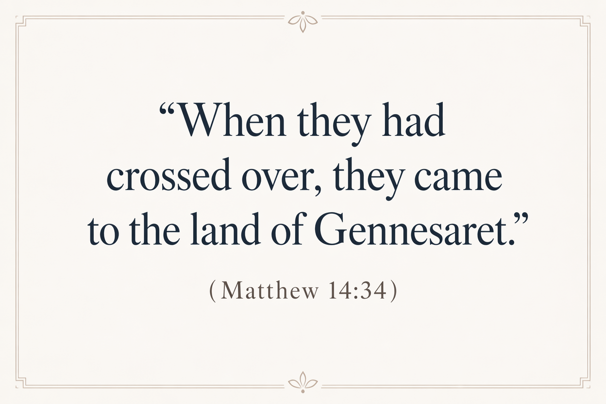 Key insight about Exploring the Meaning of Gennesaret in Greek
