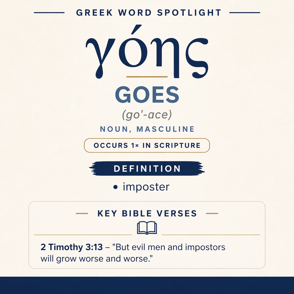 Exploring the Meaning of Goes in Greek statistics