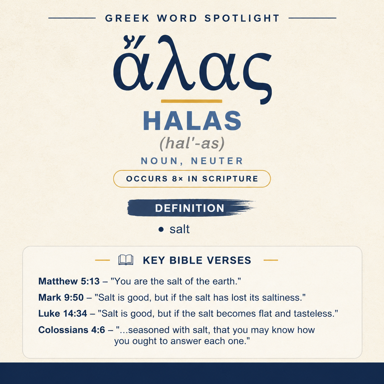 Exploring the Meaning of Halas in Greek statistics
