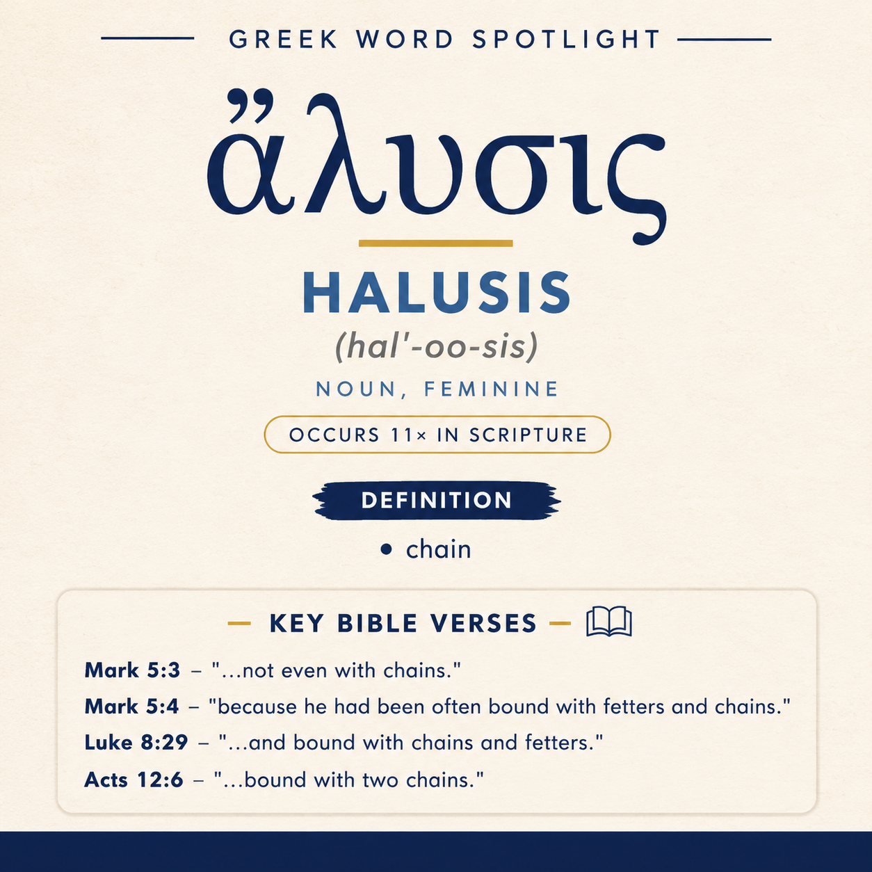 Exploring the Meaning of Halusis in Greek statistics