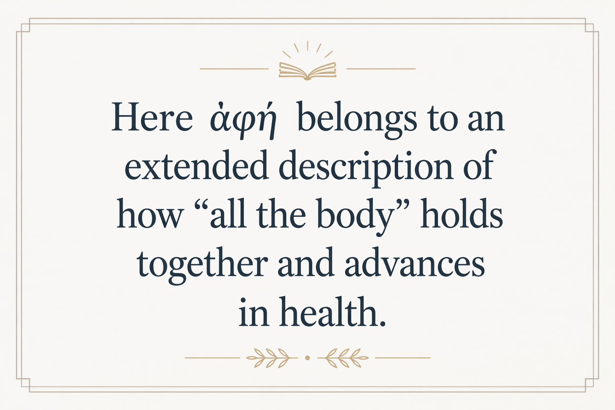 Key insight about Exploring the Meaning of Haphe in Greek
