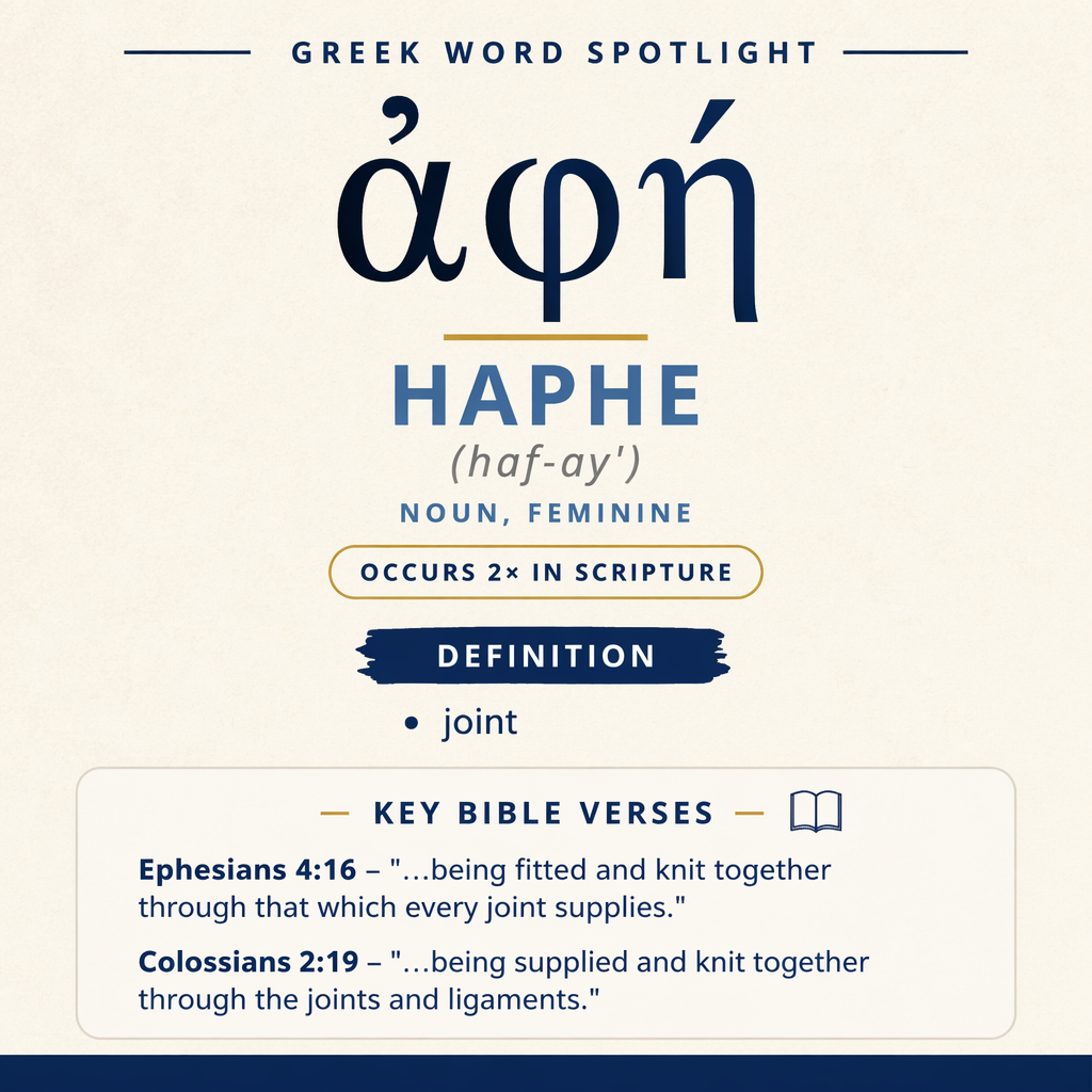 Exploring the Meaning of Haphe in Greek statistics