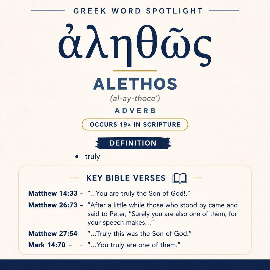 Understanding the Meaning of Alethos in Greek statistics