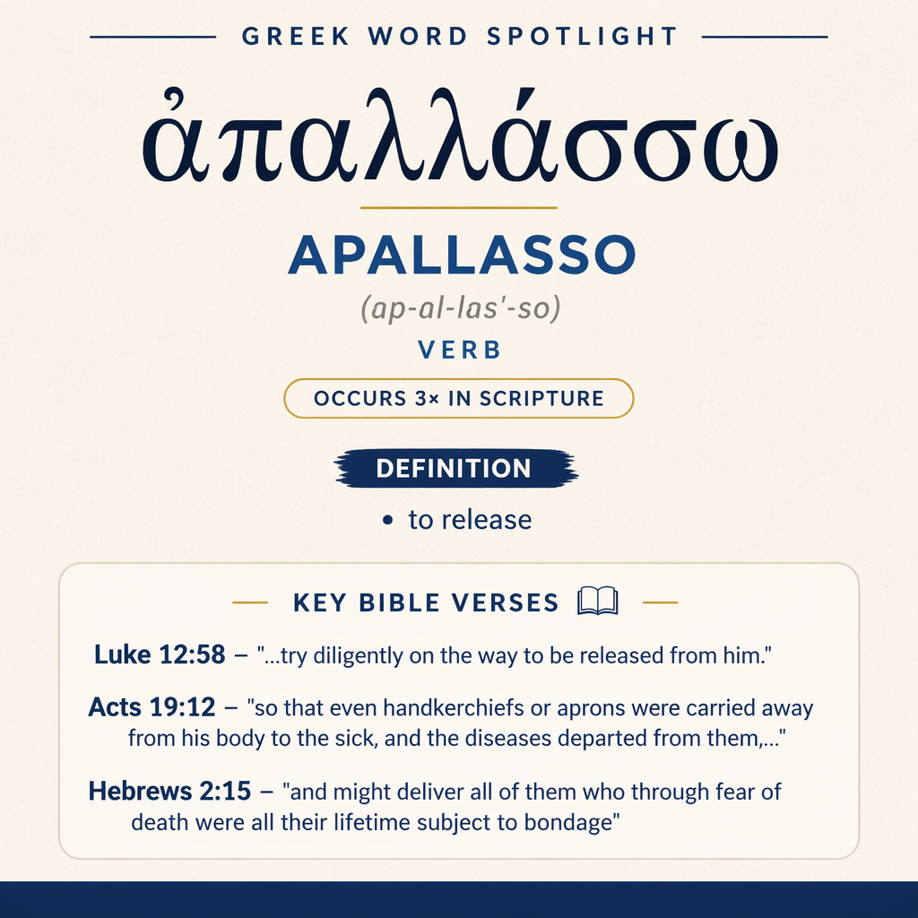 Understanding the Meaning of Apallasso in Greek statistics