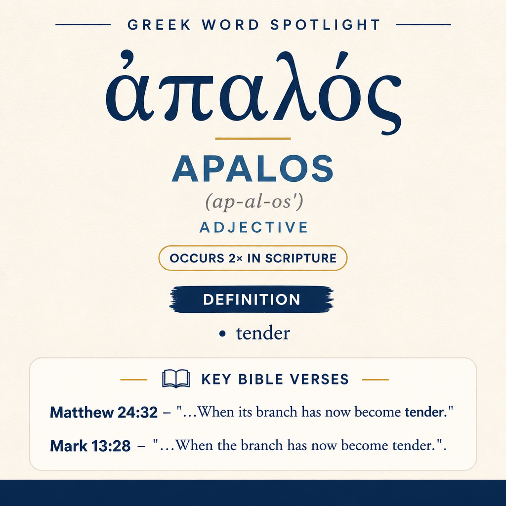 Understanding the Meaning of Apalos in Greek statistics