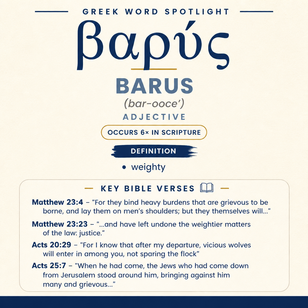 Understanding the Meaning of Barus in Greek statistics