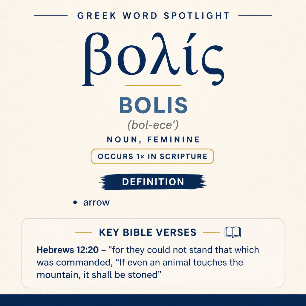 Understanding the Meaning of Bolis in Greek statistics