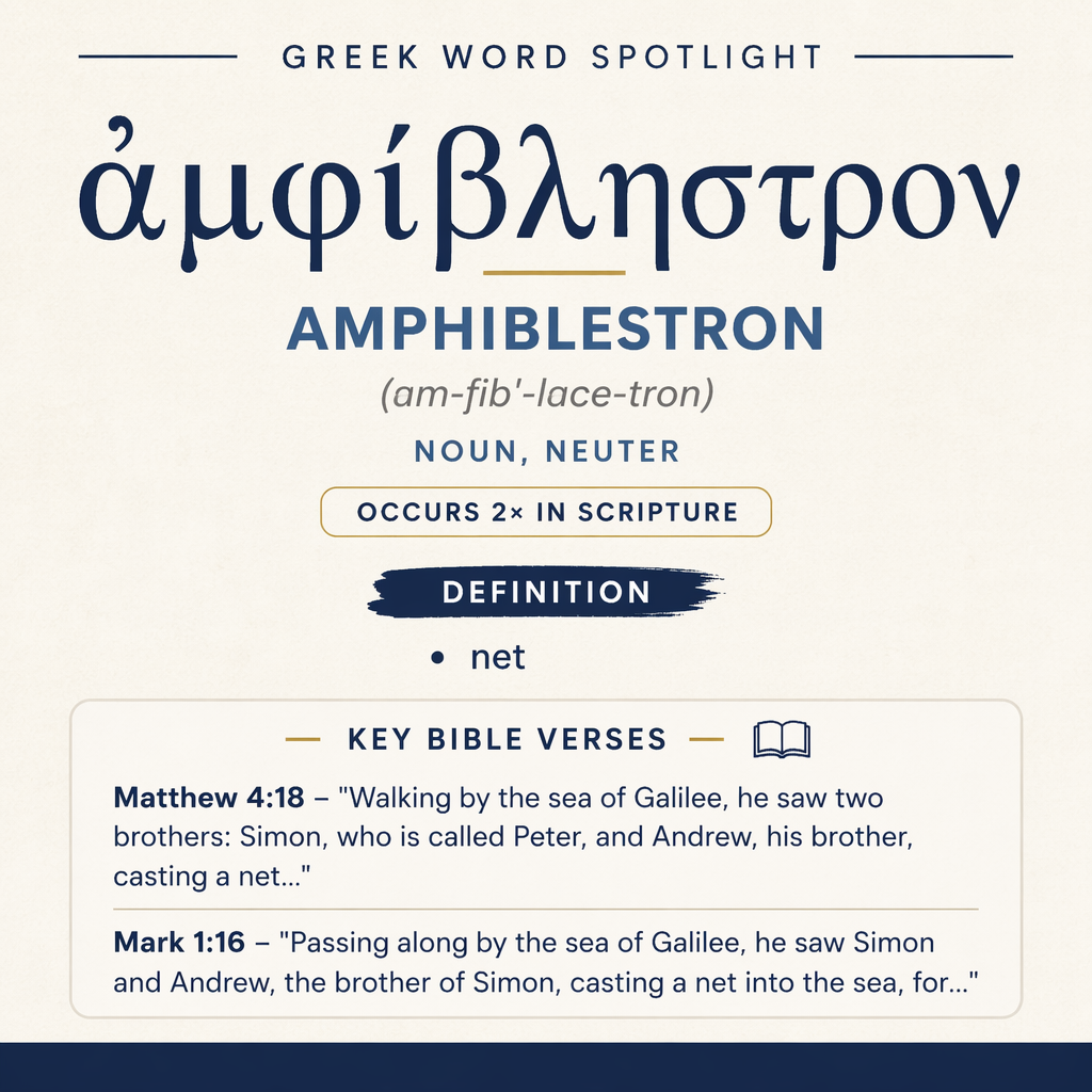 Understanding the Significance of Amphiblestron in Greek statistics