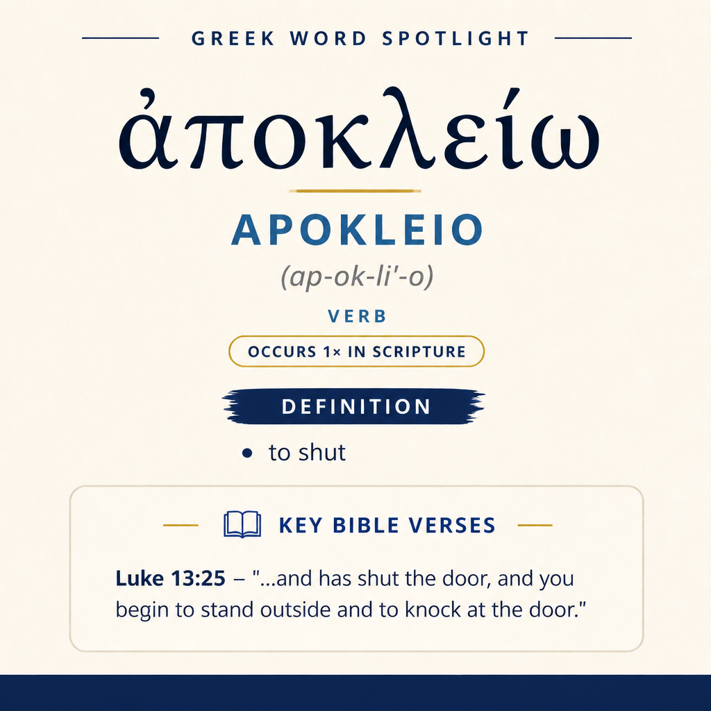 Understanding the Significance of Apokleio in Greek statistics