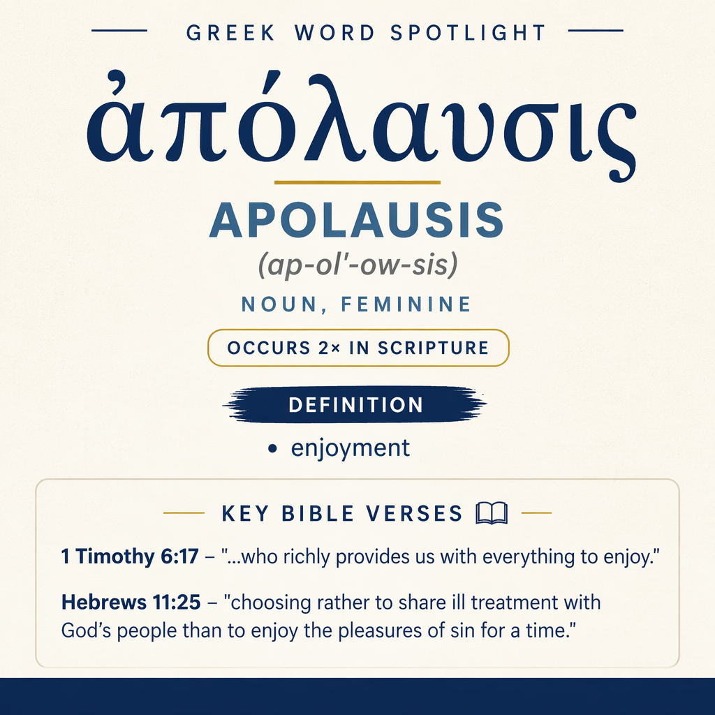 Understanding the Significance of Apolausis in Greek statistics