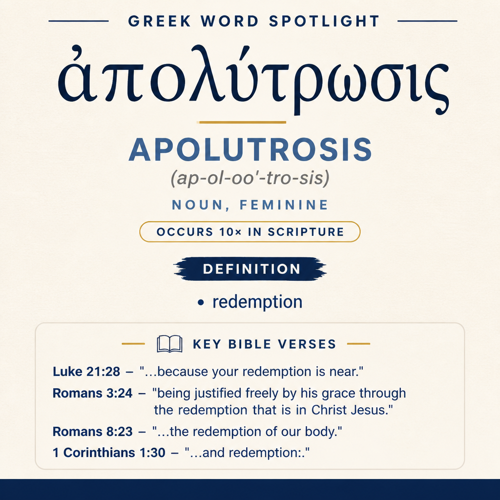 Understanding the Significance of Apolutrosis in Greek statistics