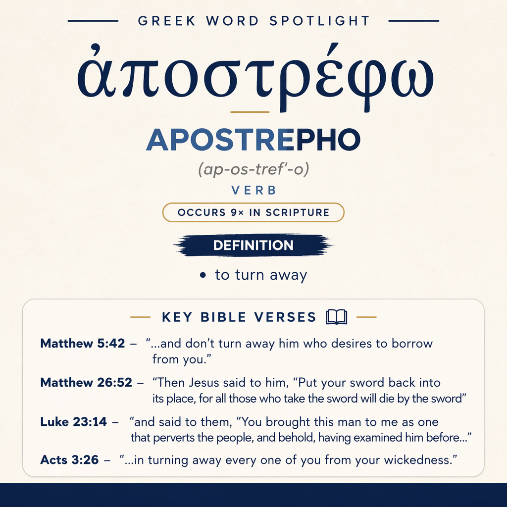 Understanding the Significance of Apostrepho in Greek statistics