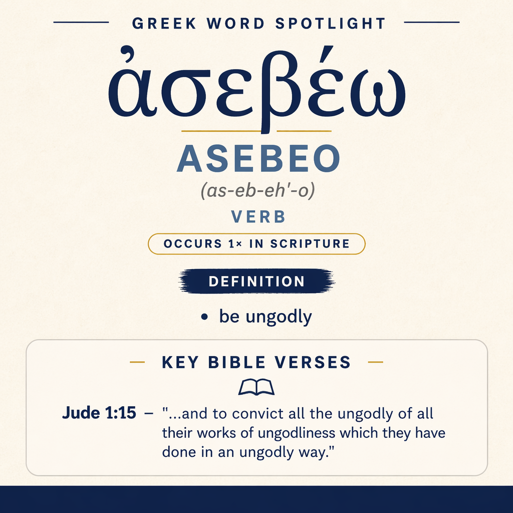 Understanding the Significance of Asebeo in Greek statistics