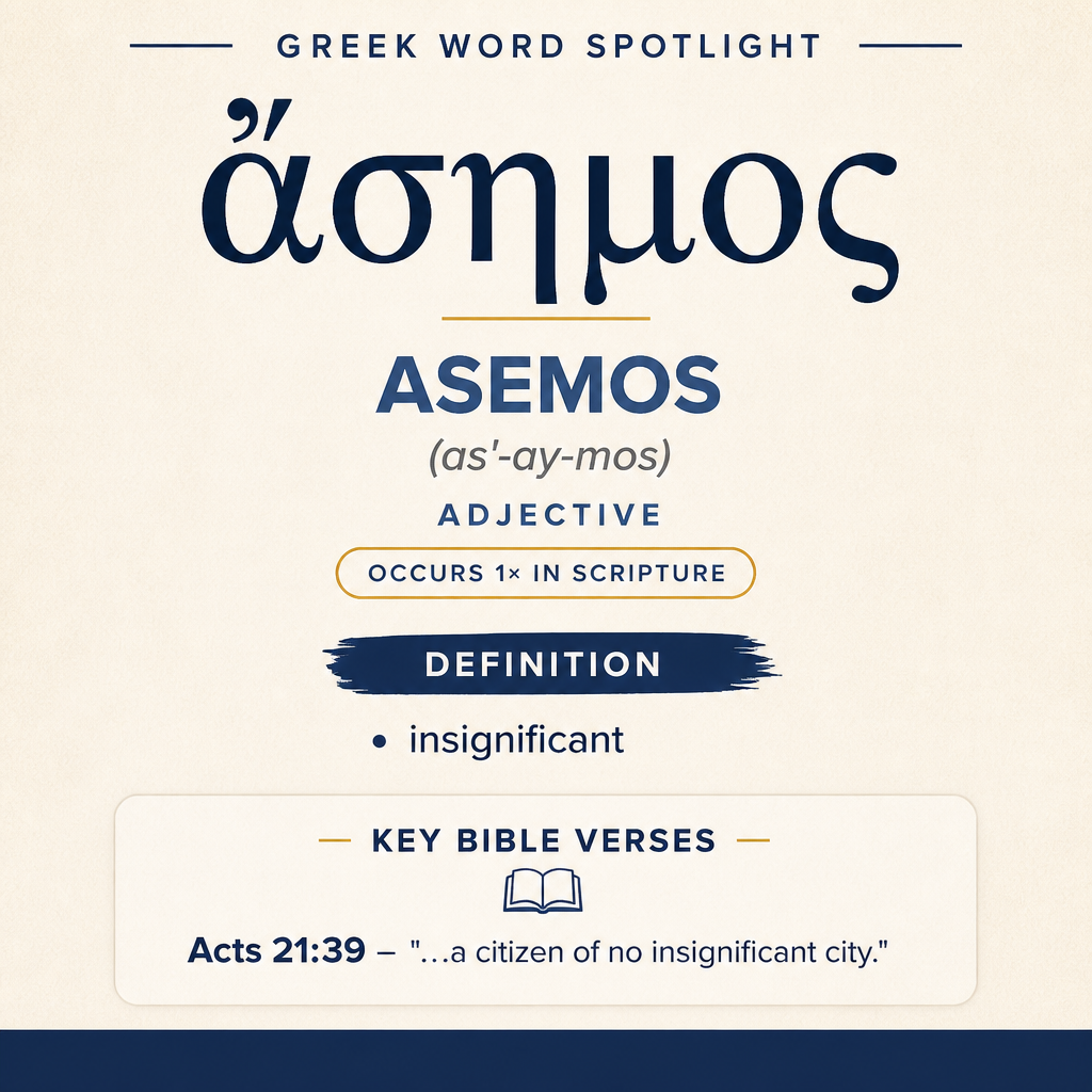 Understanding the Significance of Asemos in Greek statistics