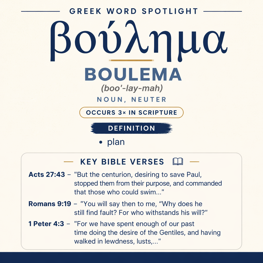 Understanding the Significance of Boulema in Greek statistics