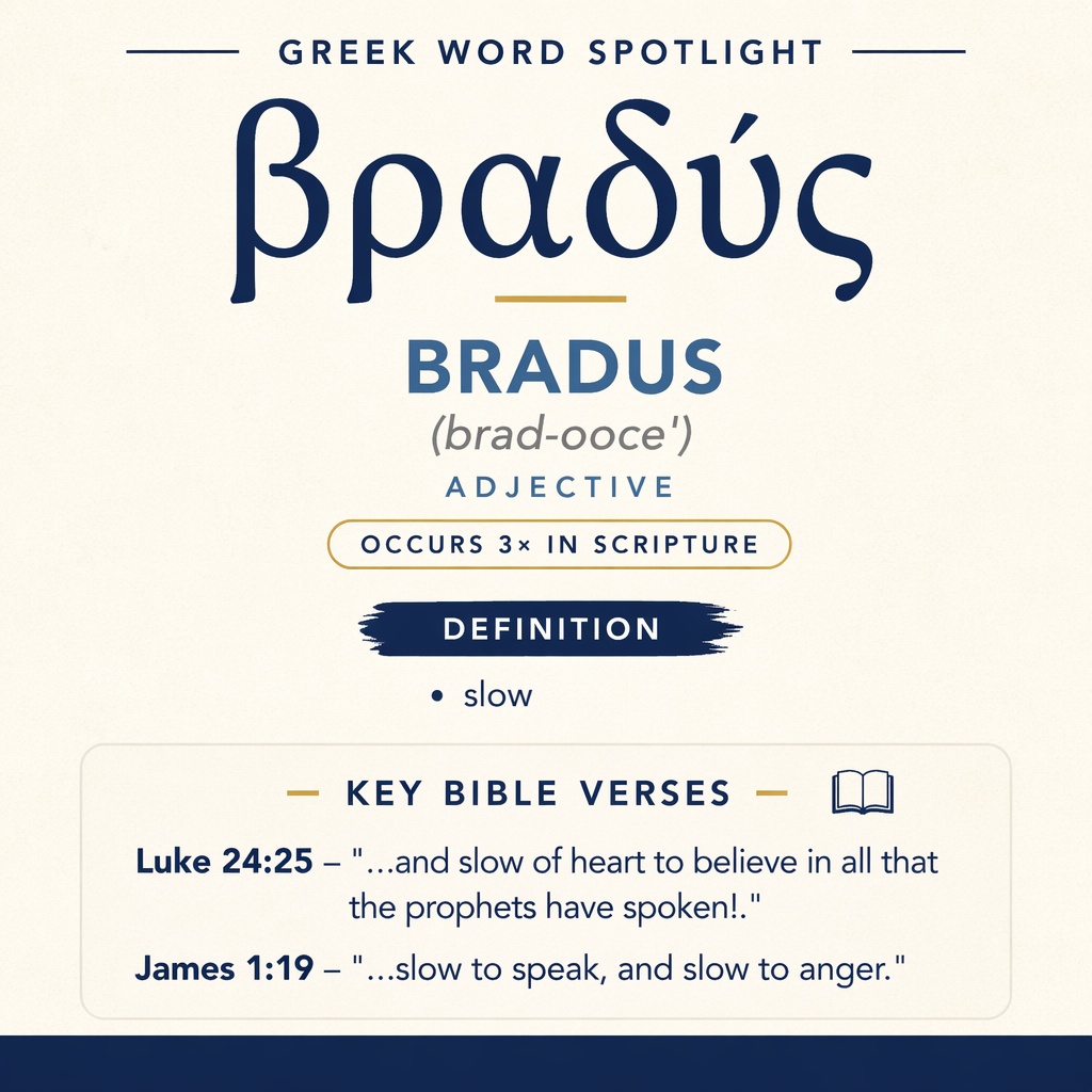 Understanding the Significance of Bradus in Greek statistics