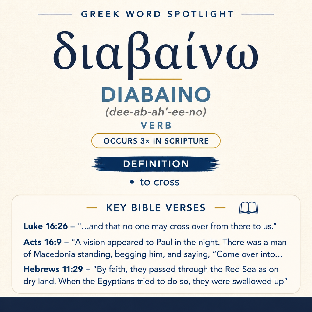 Understanding the Significance of Diabaino in Greek statistics