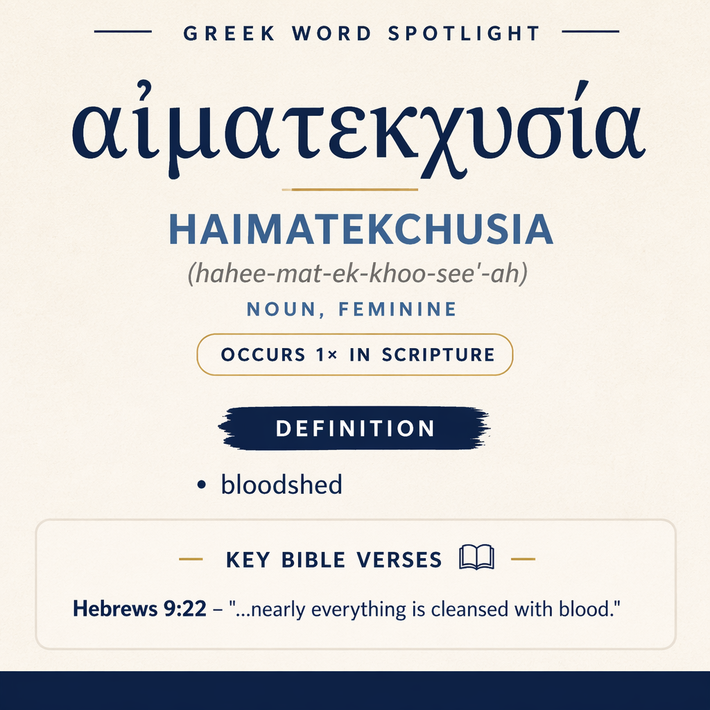 Understanding the Significance of Haimatekchusia in Greek statistics