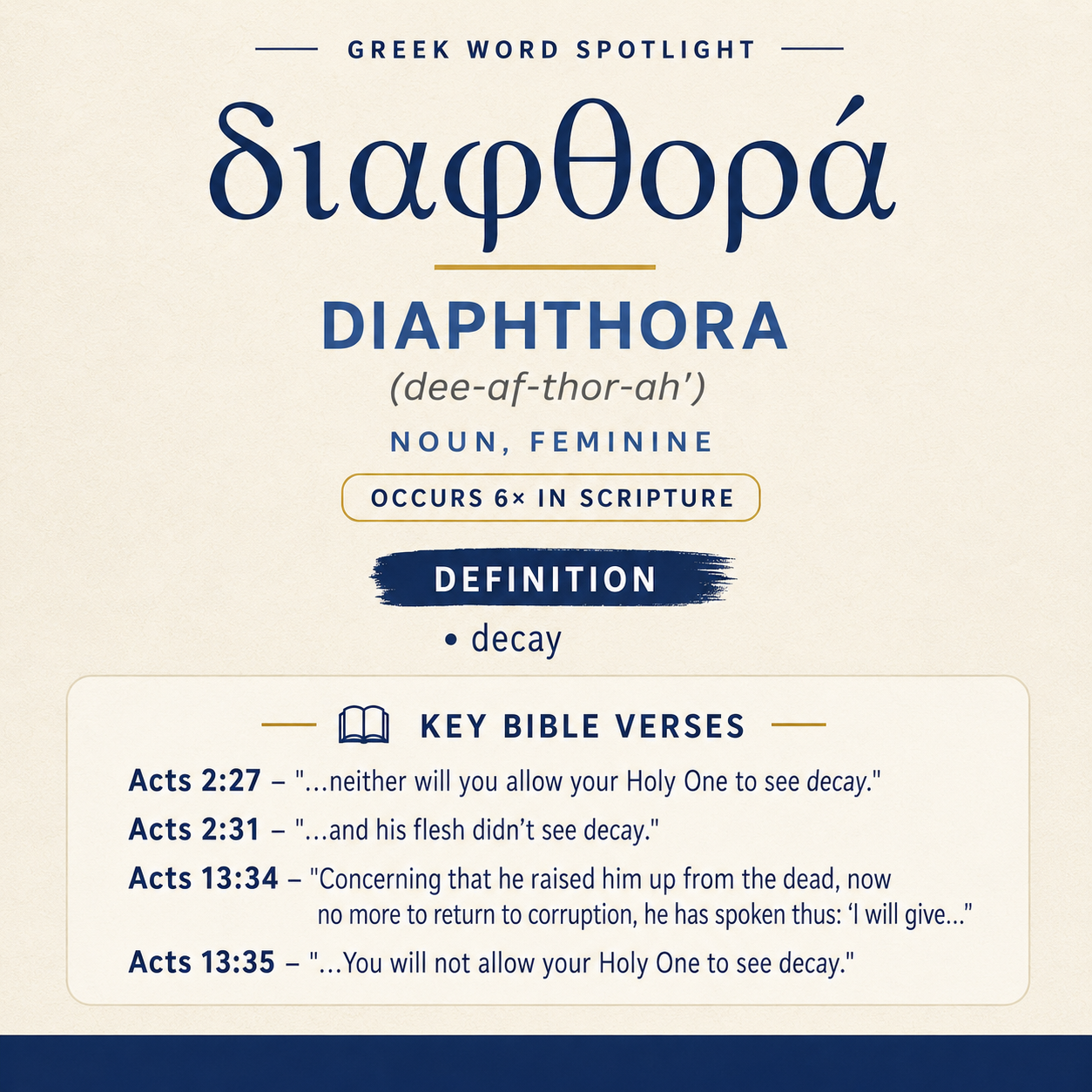 Exploring the Meaning of Diaphthora in Greek statistics