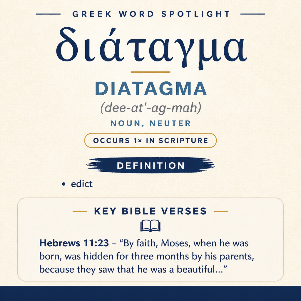 Exploring the Meaning of Diatagma in Greek statistics