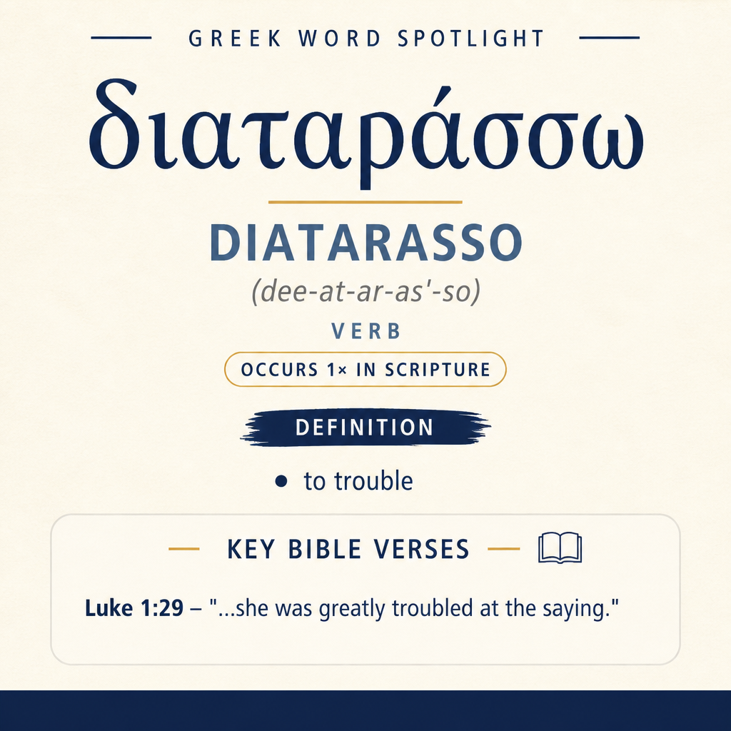 Exploring the Meaning of Diatarasso in Greek statistics