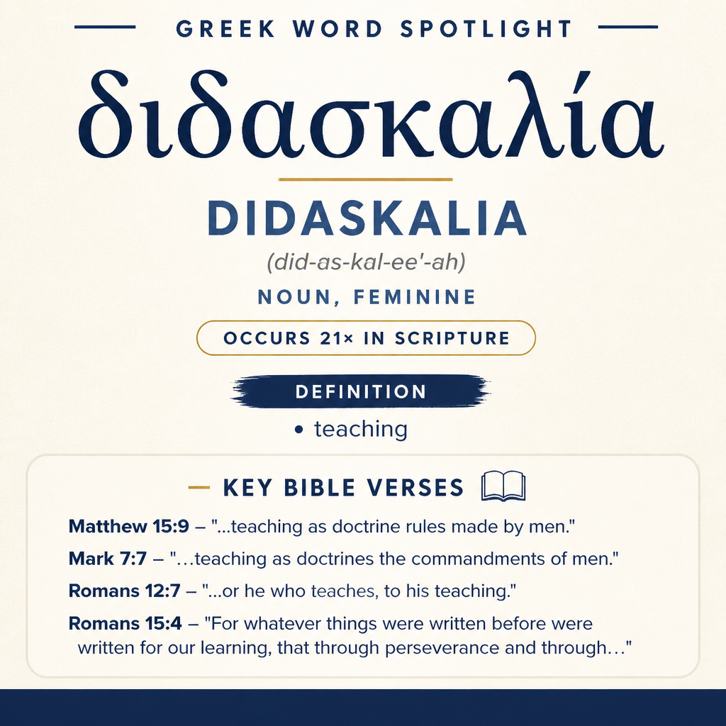 Exploring the Meaning of Didaskalia in Greek statistics