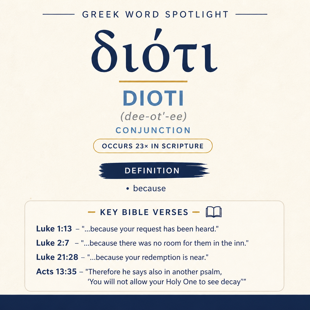 Exploring the Meaning of Dioti in Greek statistics