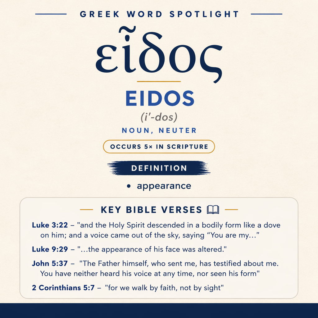 Exploring the Meaning of Eidos in Greek statistics