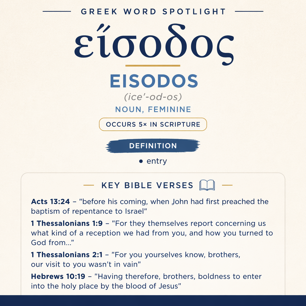 Exploring the Meaning of Eisodos in Greek statistics