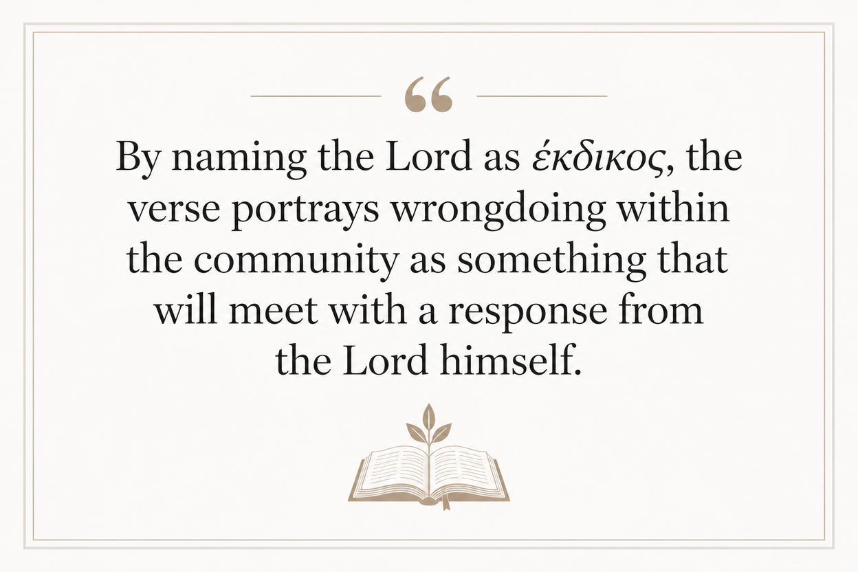 Key insight about Exploring the Meaning of Ekdikos in Greek