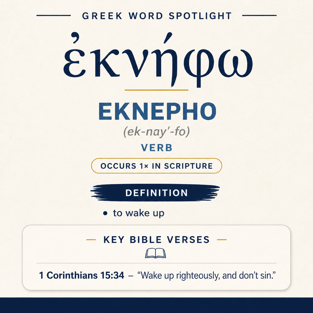 Exploring the Meaning of Eknepho in Greek statistics