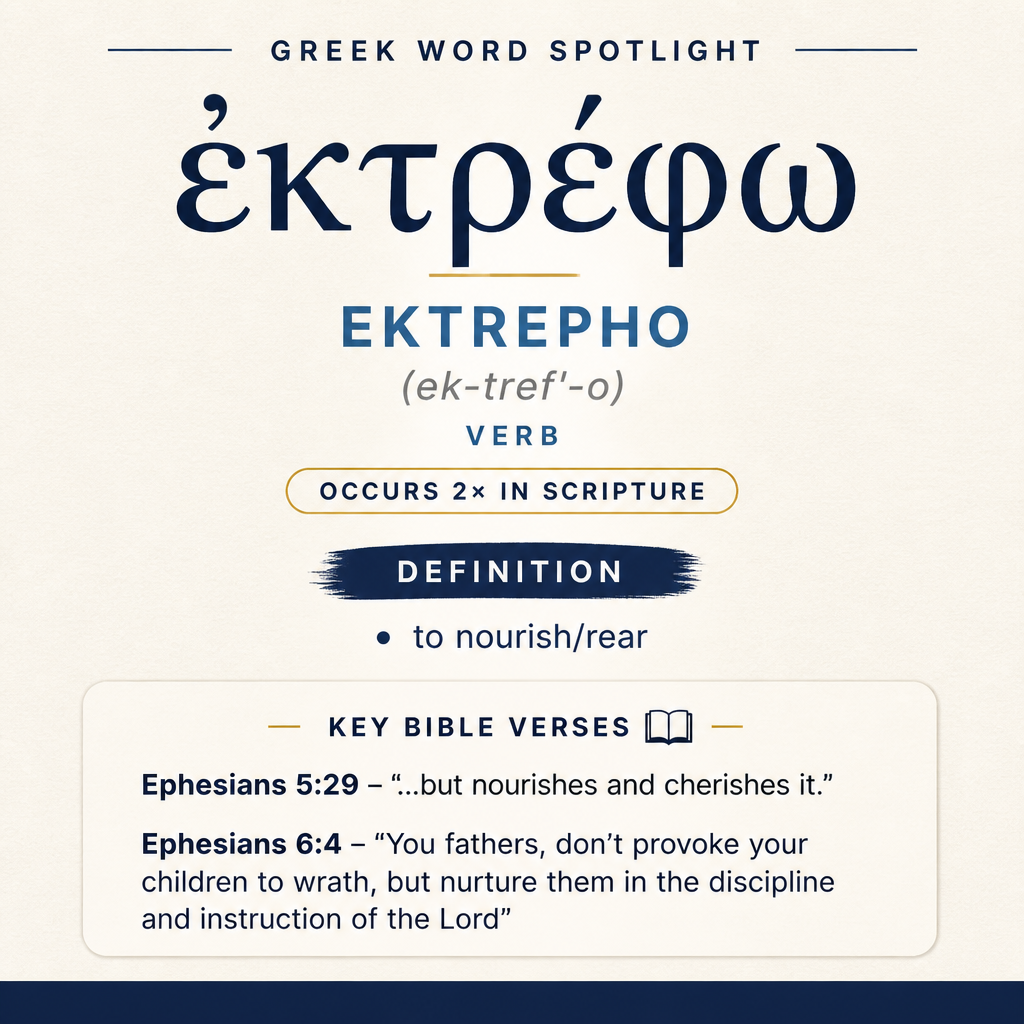 Exploring the Meaning of Ektrepho in Greek statistics