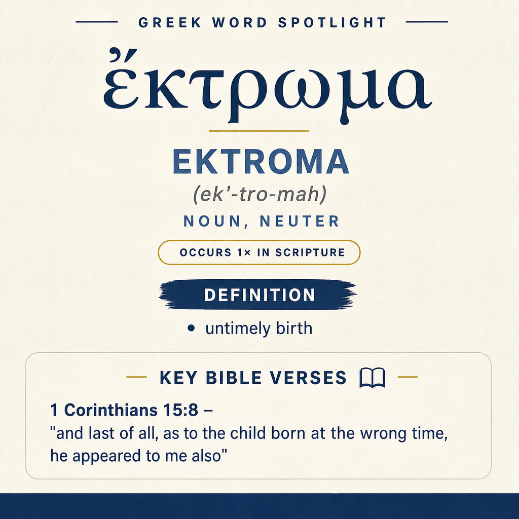 Exploring the Meaning of Ektroma in Greek statistics