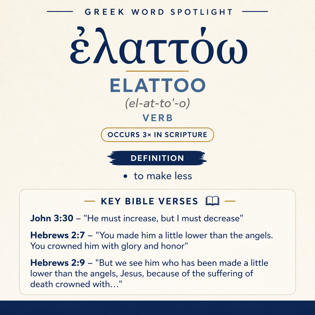 Exploring the Meaning of Elattoo in Greek statistics