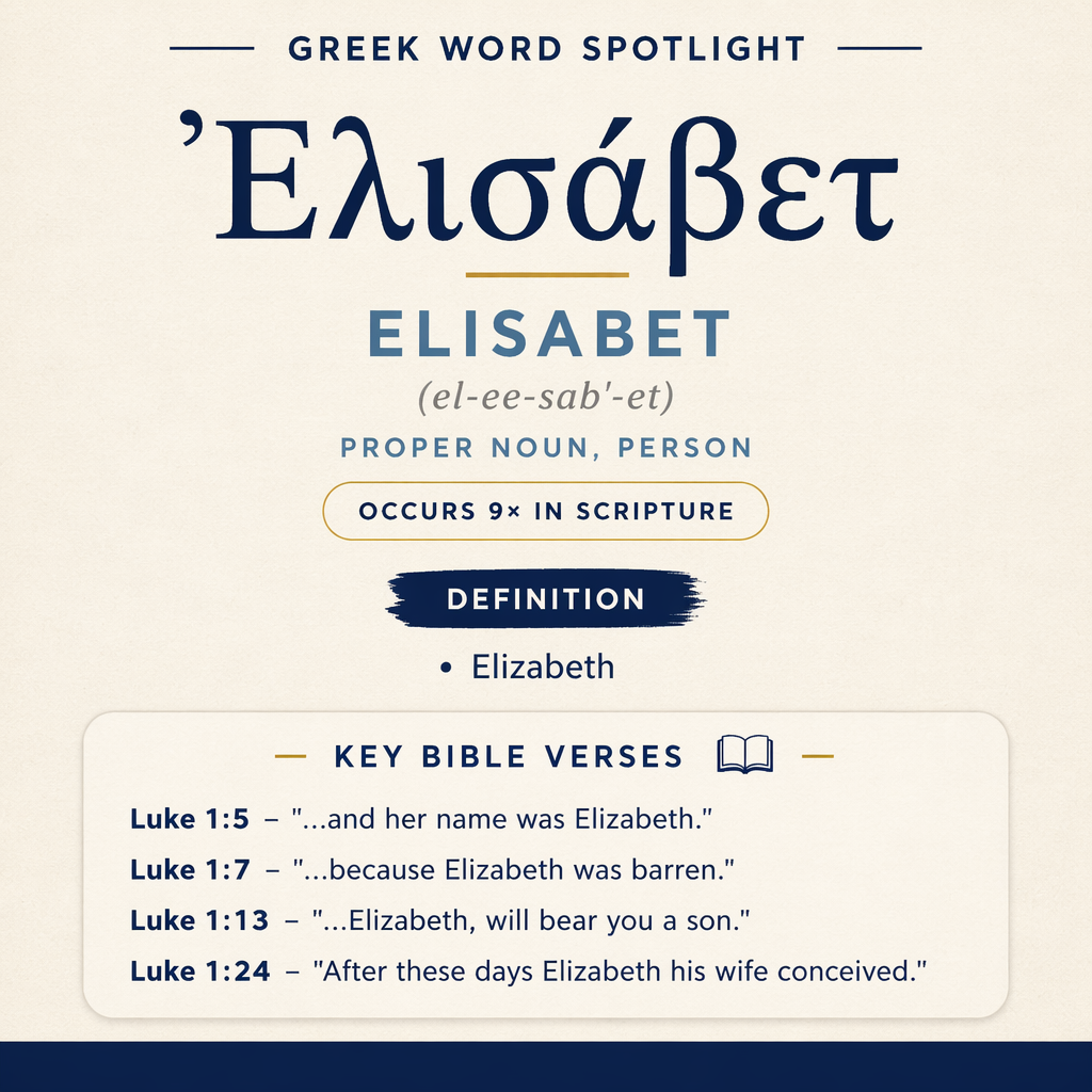 Exploring the Meaning of Elisabet in Greek statistics