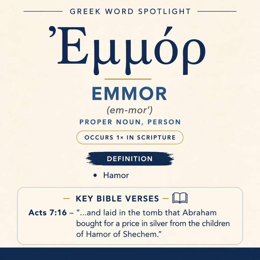 Exploring the Meaning of Emmor in Greek statistics