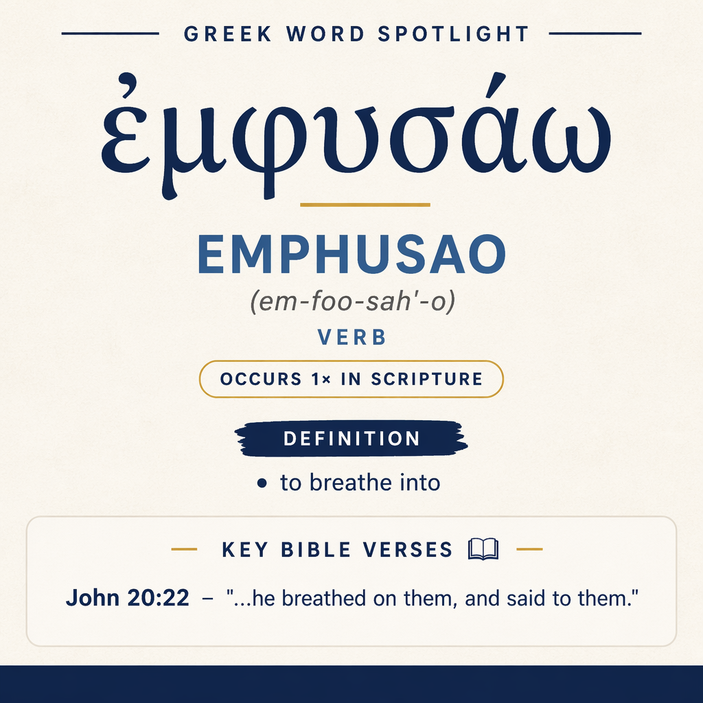 Exploring the Meaning of Emphusao in Greek statistics
