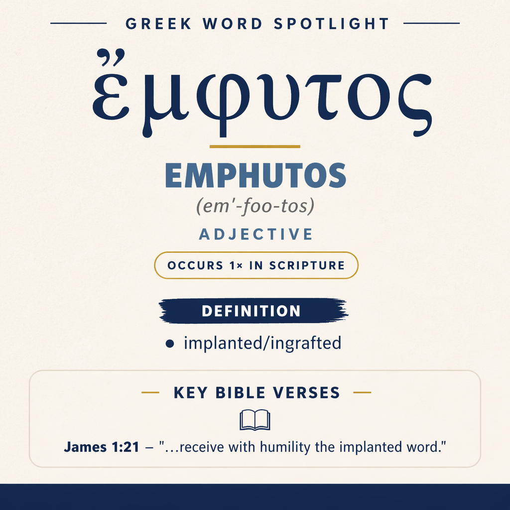 Exploring the Meaning of Emphutos in Greek statistics