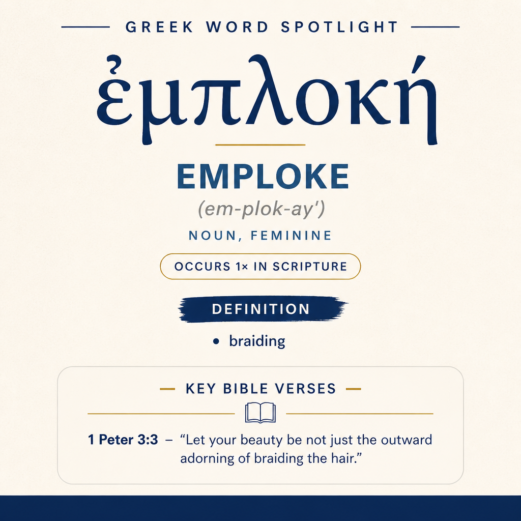 Exploring the Meaning of Emploke in Greek statistics