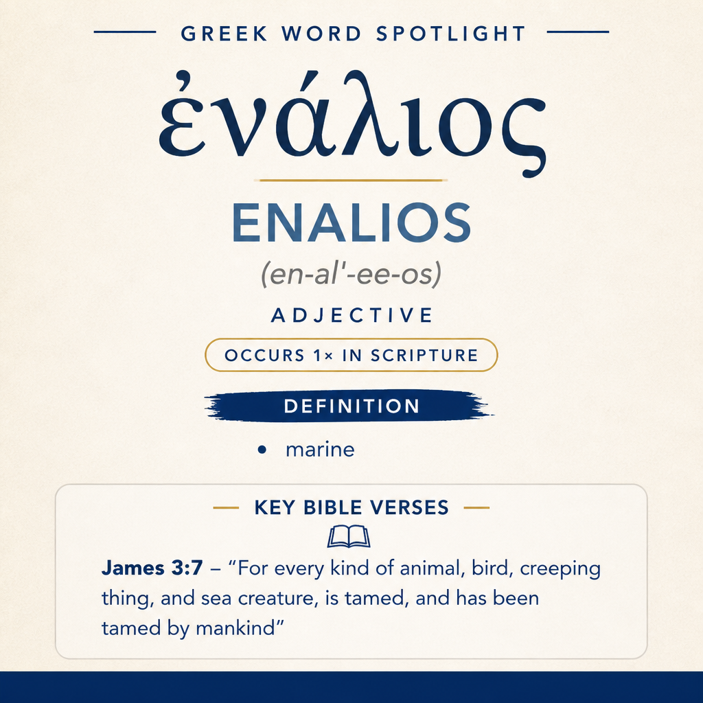 Exploring the Meaning of Enalios in Greek statistics