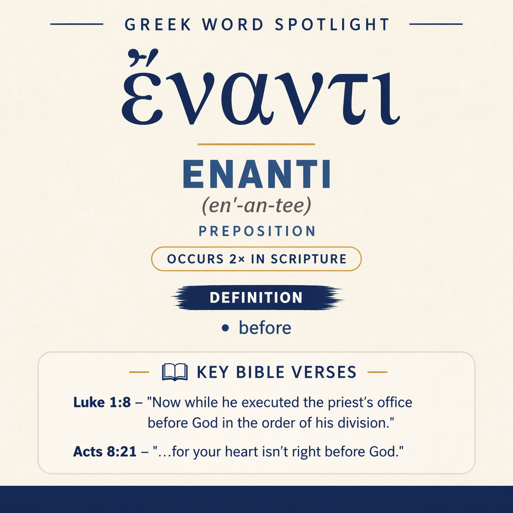 Exploring the Meaning of Enanti in Greek statistics