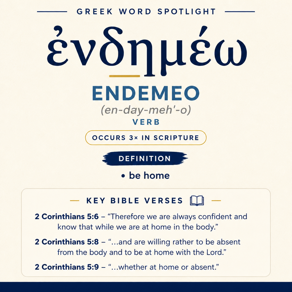 Exploring the Meaning of Endemeo in Greek statistics