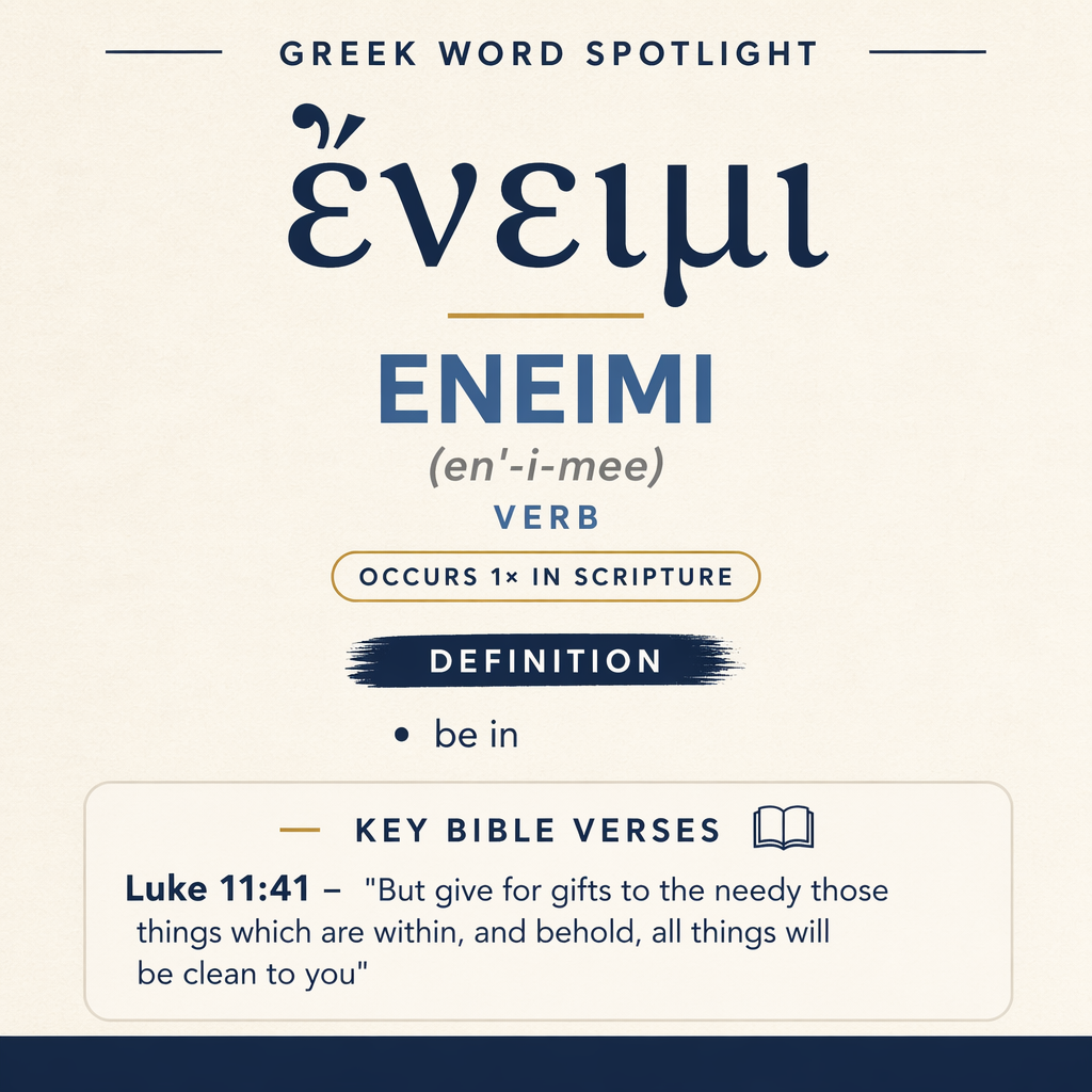 Exploring the Meaning of Eneimi in Greek statistics