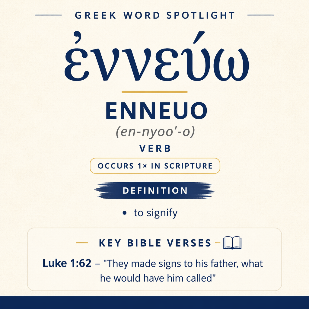 Exploring the Meaning of Enneuo in Greek statistics