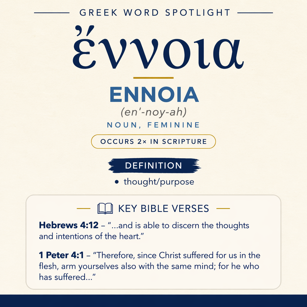 Exploring the Meaning of Ennoia in Greek statistics