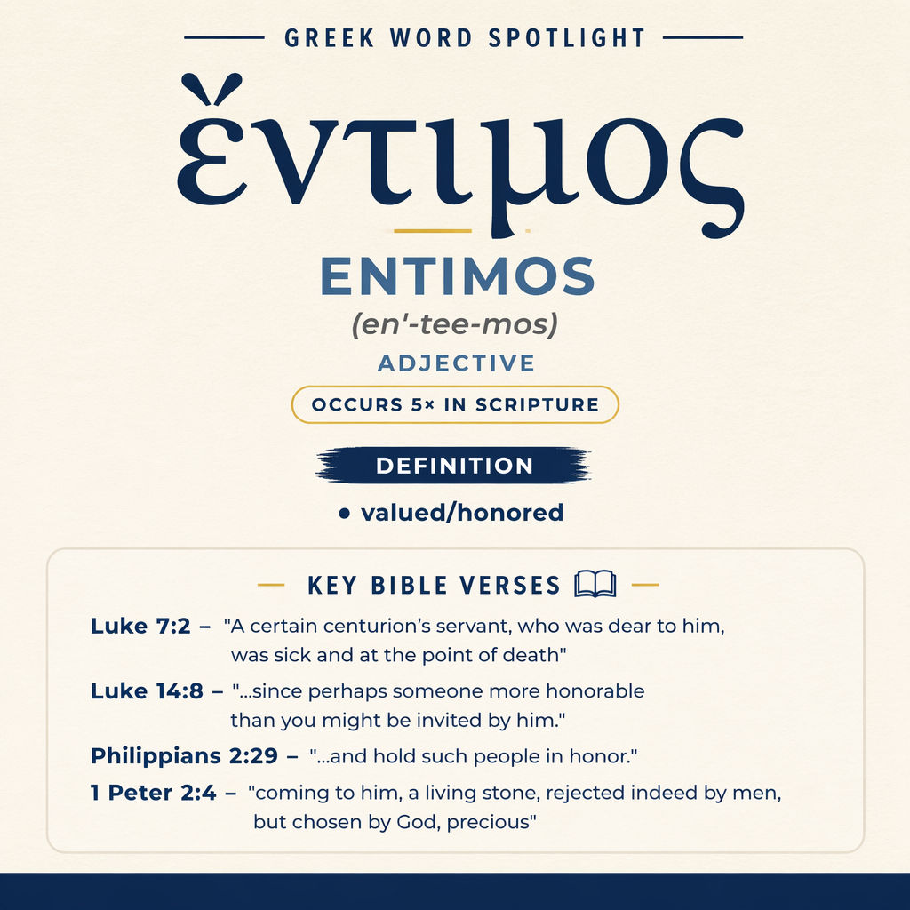 Exploring the Meaning of Entimos in Greek statistics