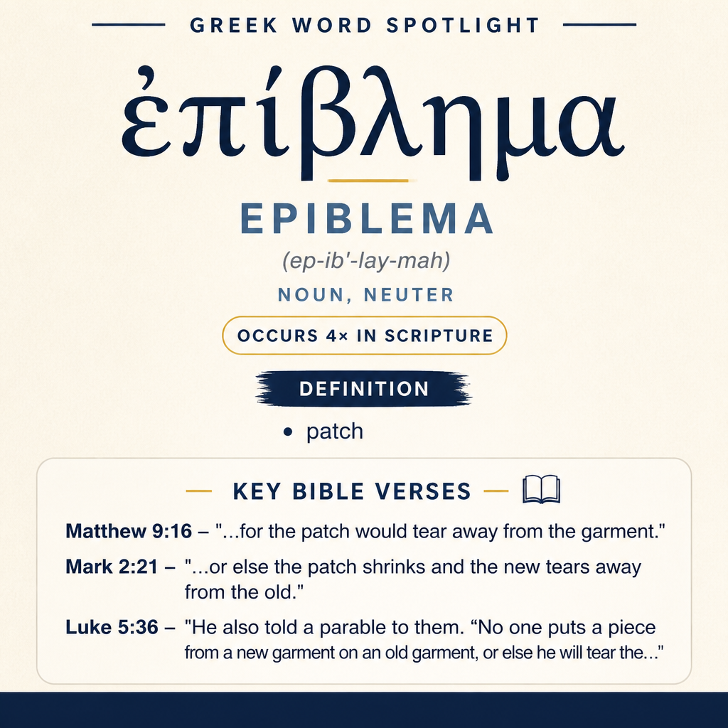 Exploring the Meaning of Epiblema in Greek statistics